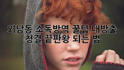✨ 외남동 소독・방역 꿀팁 대방출! 청결 끝판왕 되는 법 🏡